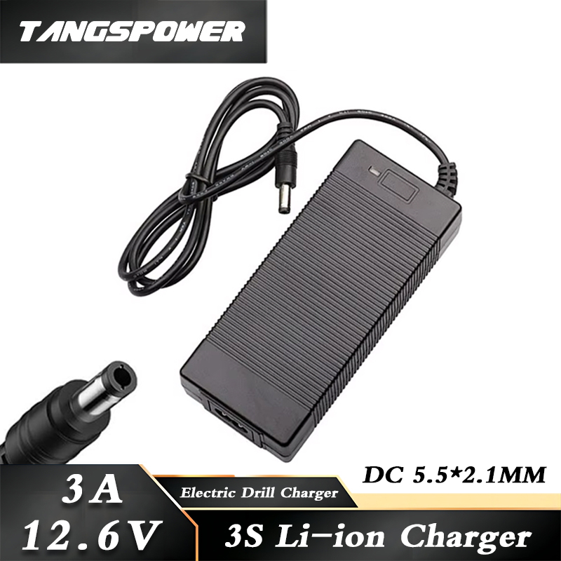 Fish Finder Charger - Caricabatteria al litio 12.6V 3A per