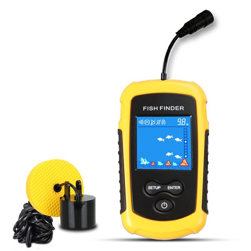 Fish Finder Transducer - ABHT-Kayak Ecoscandaglio Portatile per la Ricerca