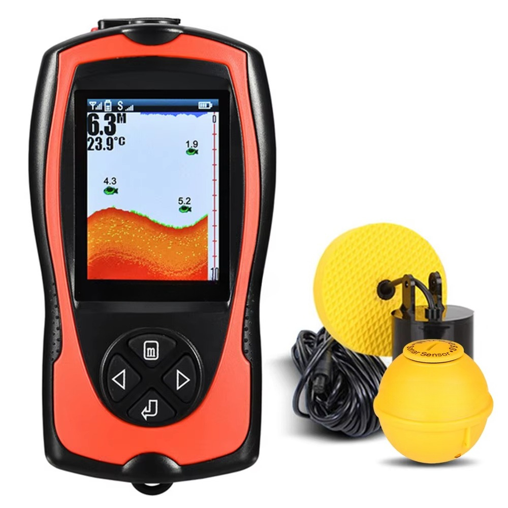 Fish Finder Portable - Rilevatore di Pesci Portatile con Allarme,