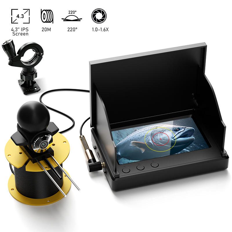 Fishing Camera - Telecamera da pesca con visione notturna,