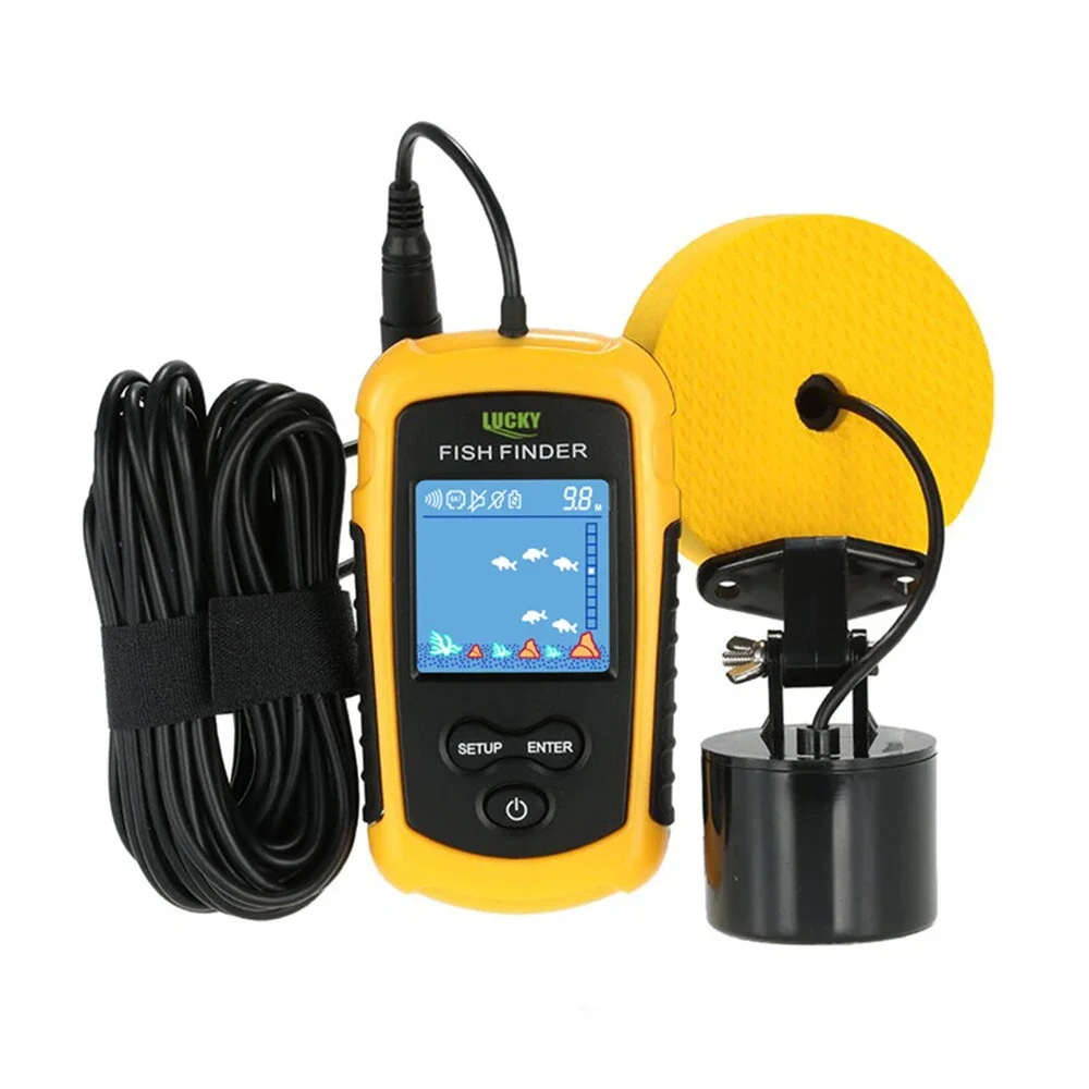 Schermo LCD a colori fortunato - Fish Finder Transducer recensione e prezzo