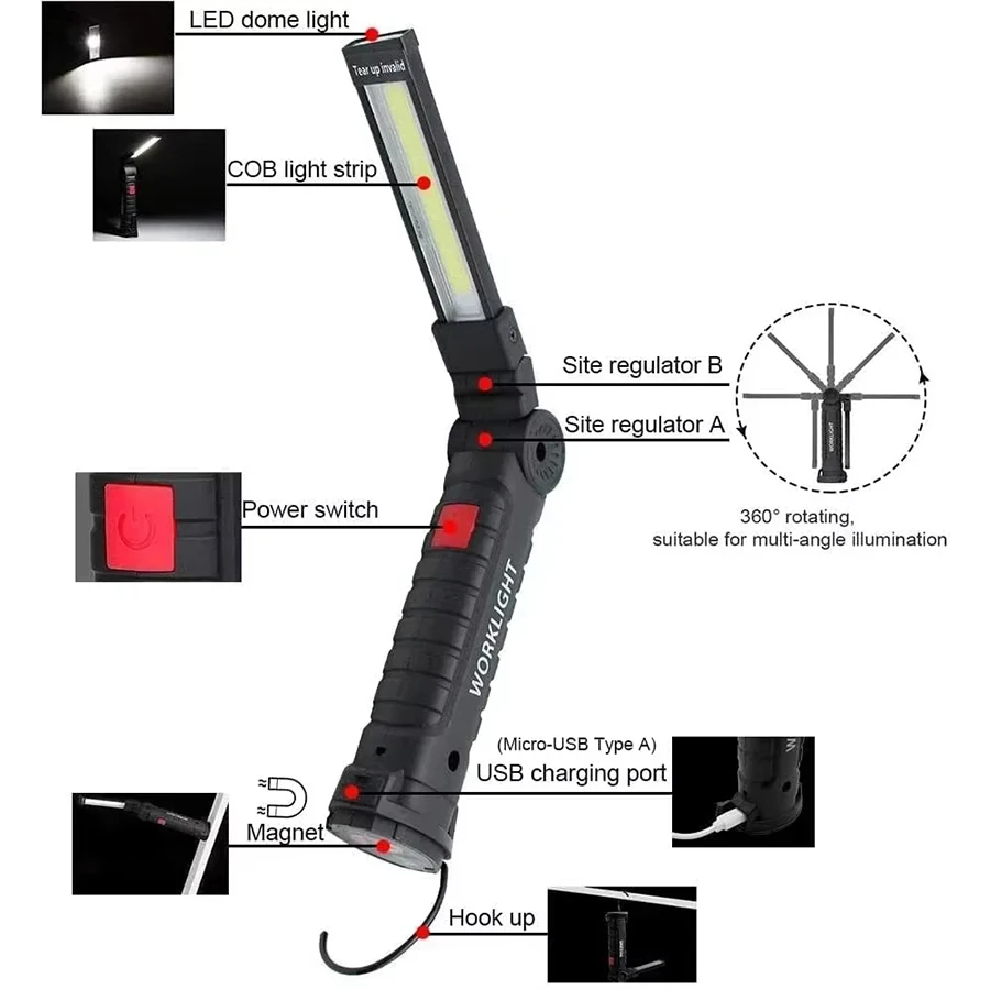Torcia da lavoro magnetica ric - Fishing Light recensione e prezzo