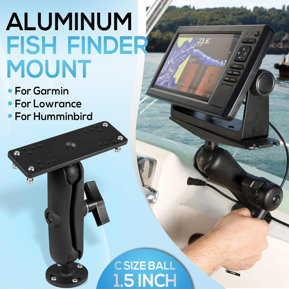 Supporto in alluminio per ecos - Fish Finder Mount recensione e prezzo