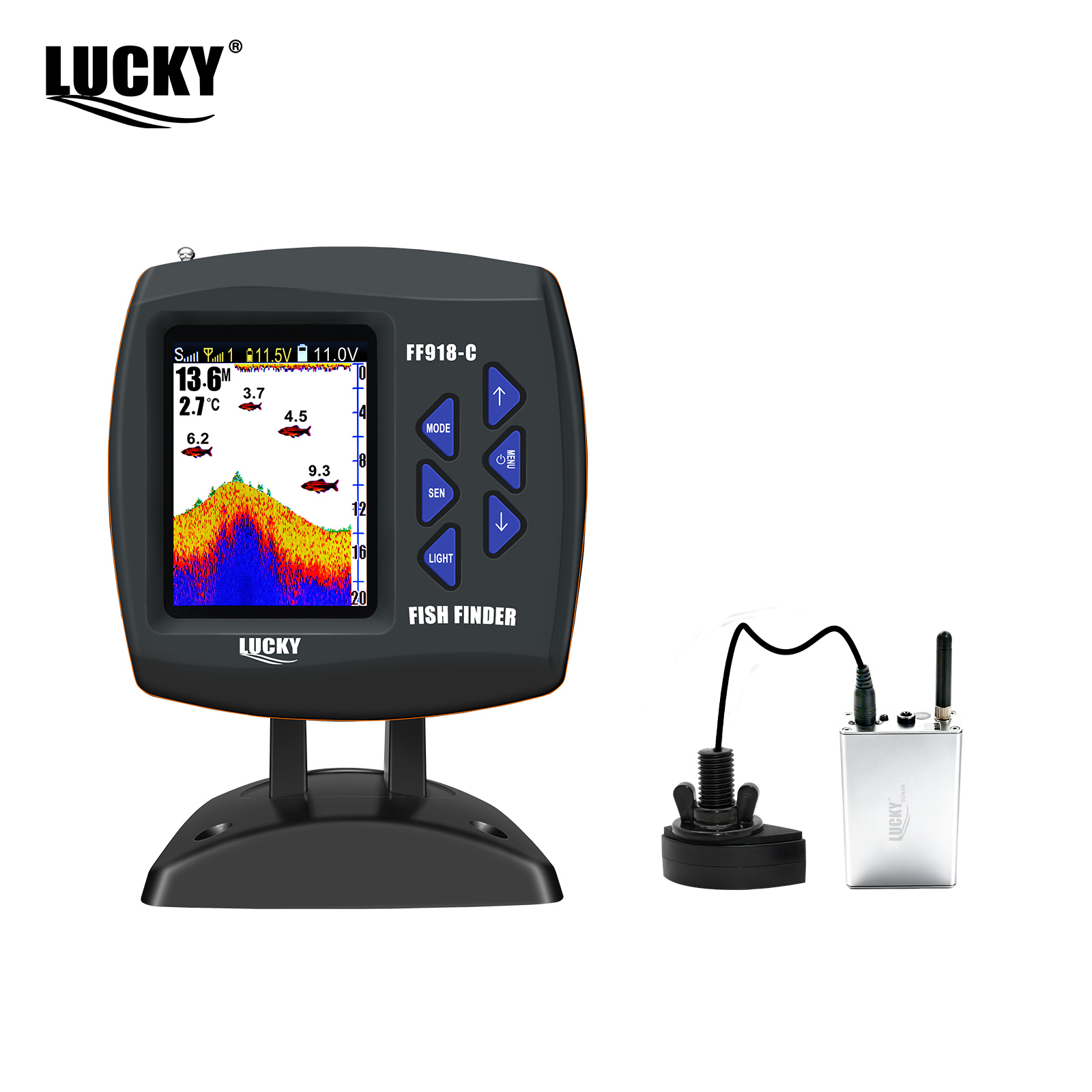 Lucky FF918 Ecoscandaglio per  - Fish Finder Transducer recensione e prezzo