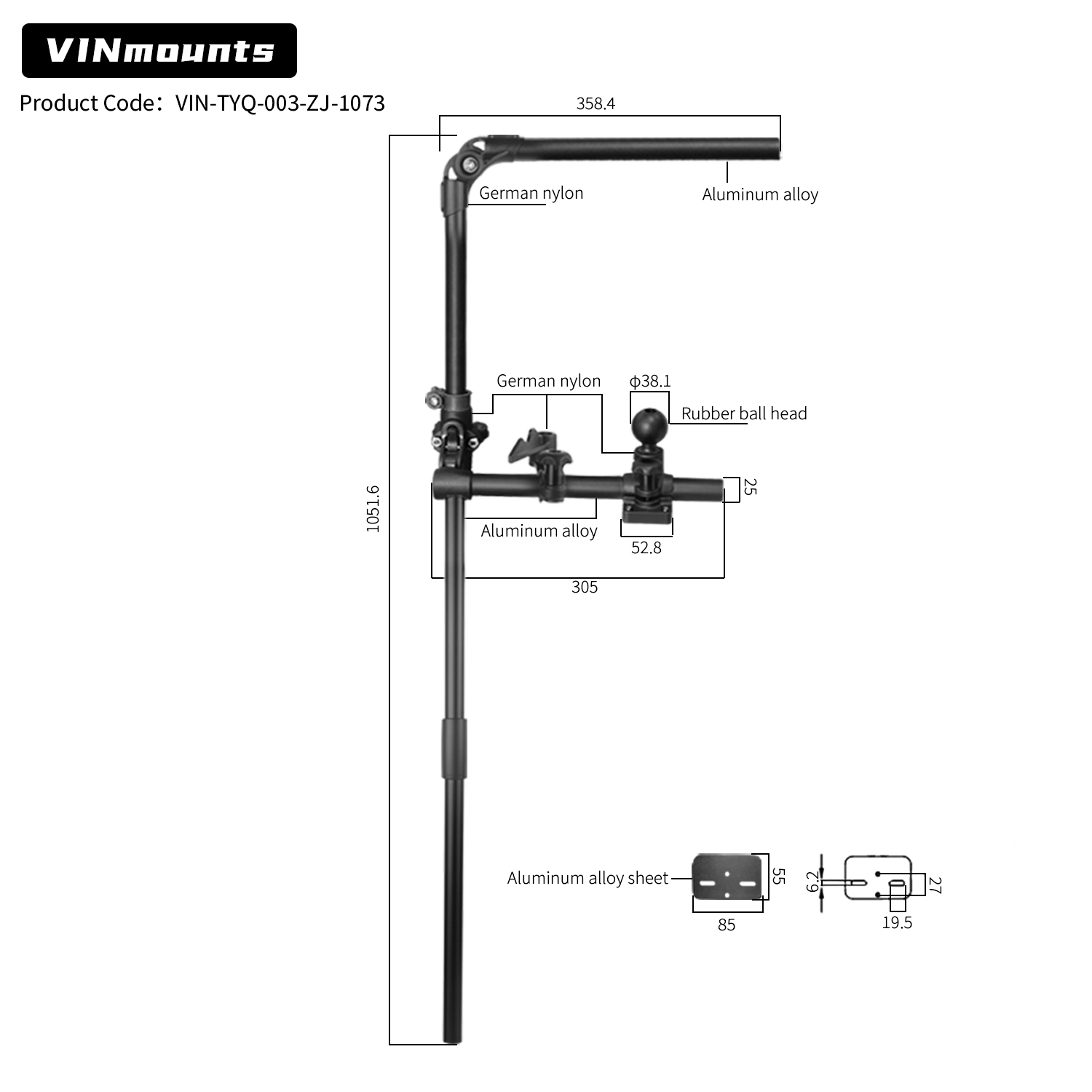Supporto per Canna da Pesca VI - Fish Finder Mount recensione e prezzo
