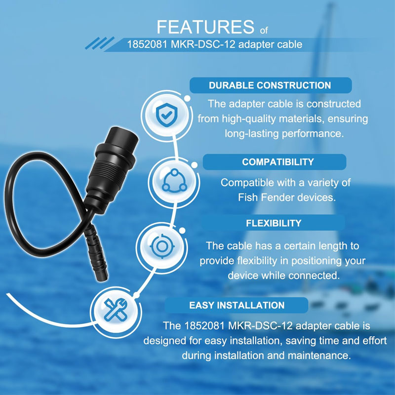 1852081 MKR-DSC-12 Cavo adatta - Fish Finder Cable recensione e prezzo