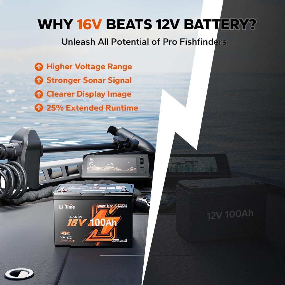 Batteria LiFePO4 16V 100Ah Gru - Fish Finder Charger recensione e prezzo